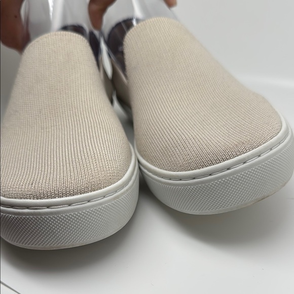 Rothy's The Slip on Beige Sand Knit Fabric Casual Low Top Sneakers Size 8 - Picture 12 of 15
